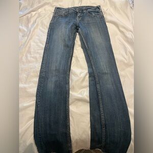 Cowgirl Tuff Dark Blue Riding Denim Jeans